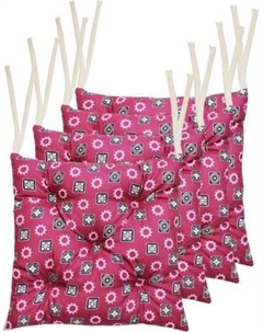 Подушка на стул MATEX Homely Веточки На Бордовом / 67-870 Matex