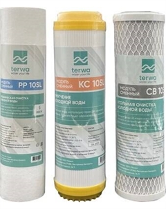Комплект модулей сменных фильтрующих Terwa №2 Умягчение