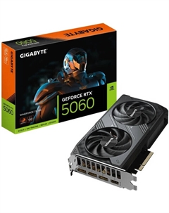 Видеокарта GeForce RTX 5060 Windforce OC 8G GV-N5060WF2OC-8GD Gigabyte