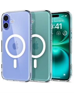 Чехол для телефона Ultra Hybrid Mag Magsafe для iPhone 16 Plus ACS08075 (White) Spigen