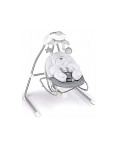 Шезлонг-люлька (качели) GIRONANNA EVO (0-9кг), Тедди серый S347/247 Cam