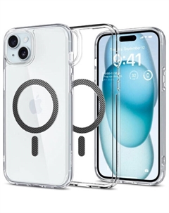 Чехол для телефона Ultra Hybrid (MagFit) для iPhone 15 ACS06805 (черный) Spigen