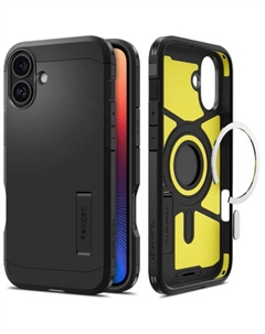 Чехол для телефона Tough Armor Mag Magsafe для iPhone 16 Plus ACS08085 (черный) Spigen