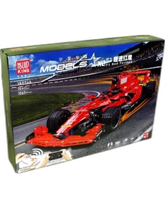 Конструктор 18024A Автомобиль Formula 1. Красная ярость Mould king