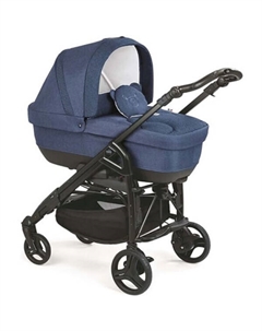 Детская универсальная коляска Comby Family 3 в 1 ART845025-T810 (синий меланж) Cam