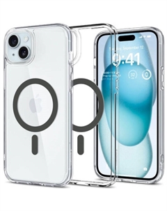 Чехол для телефона Ultra Hybrid (MagFit) для iPhone 15 ACS06804 (серый) Spigen