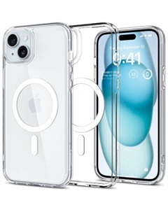 Чехол для телефона Ultra Hybrid (MagFit) для iPhone 15 ACS06802 (белый) Spigen