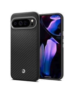 Чехол для телефона Enzo Aramid для Google Pixel 9 Pro XL ACS07734 (черный матовый) Spigen