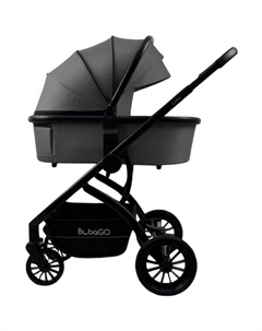 Детская универсальная коляска Lotta 3 в 1 BG 150-3 (темно-серый) Bubago