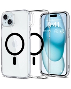 Чехол для телефона Ultra Hybrid (MagFit) для iPhone 15 ACS06803 (черный) Spigen