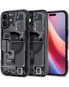 Чехол для телефона Ultra Hybrid Mag Magsafe для iPhone 16 ACS08208 (Zero One) Spigen