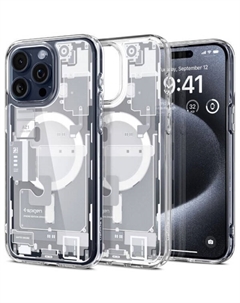 Чехол для телефона Ultra Hybrid Zero One (MagFit) для iPhone 15 Pro ACS07036 (белый/разноцветный) Spigen