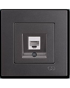 Eqona дымка Розетка комп. 1*RJ45 (без рамки) 01401700-157129 Gunsan
