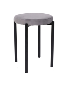 Стул PLUTO светло-серый велюр HLR-20/черный Akshome