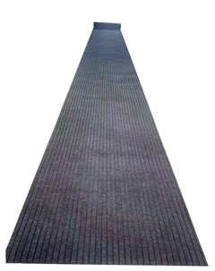 Коврик универсальный MUX61918-1 серый полоска 90см Homeko