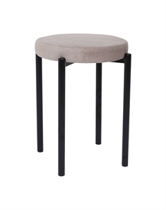 Стул PLUTO темно-бежевый велюр HLR-09/черный Akshome