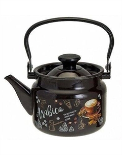 Чайник эмалированный цилиндр 2л (коричневый) 42704-102/6-У4КрАр No brand