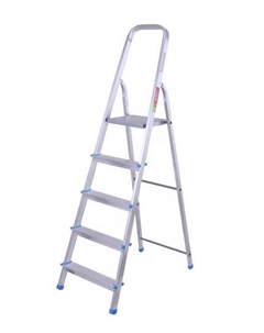Лестница-стремянка алюм 5 ступ с органайзером STR-AL-5Т РБ 3,2м Ladderbel