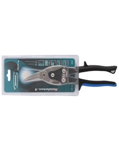 Ножницы по металлу "PIRANHA",250мм,прямой и правый рез,сталь-СrMo,,двухкомп.рук-ки// Gross