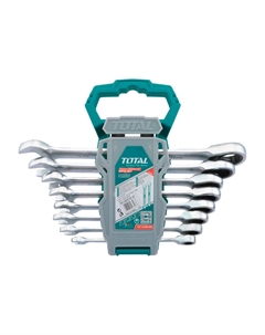 Набор ключей комбинированных с трещоткой THT102RK086 (8 шт) Total