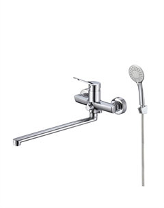 Смеситель для ванны Milardo Enjoy ENJSB00M10 длинный излив с дк