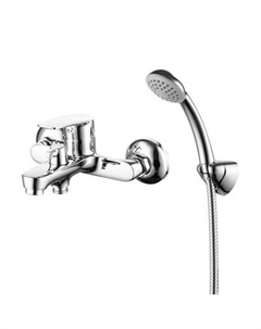 Смеситель для ванны Milardo Horizont HORSB02M02 короткий излив с дк