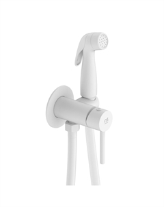 Смеситель встраиваемый с гигиеническим душем Milardo Tidy 001WTR0M08 белый