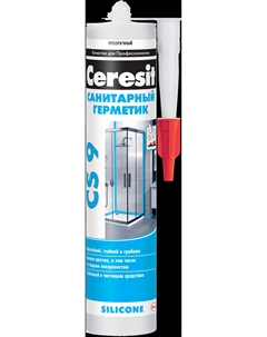 Герметик санитарный CS 9 прозрачный 280мл Ceresit