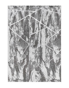 Ковер (0,8х1,5) ROME 4188B-BEYAZ-AGRI Bossan