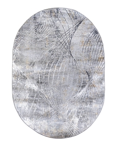 Ковер (0,8х1,5) LIPARIS LP309-GREY-OVAL Safyun