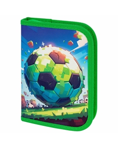 Пенал 1отделение 1 откидная планка полиэстер 19х13см 273476 Пифагор