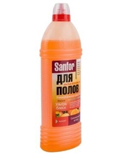 Средство для мытья полов УЛЬТРА БЛЕСК освежающий цитрус 1л Sanfor