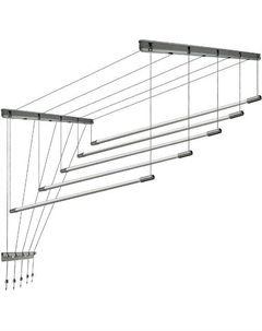 Сушилка для белья Group Потолочная 5 прутьев Silver Style 170 см (алюминий) Comfort alumin