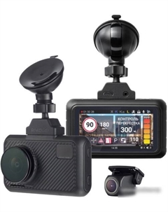 Видеорегистратор-радар детектор (2в1) Premier 3 Carbon 2CH Roadgid