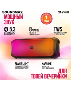 Беспроводная колонка SM-MS4103 Soundmax