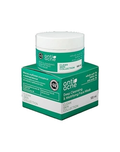 Маска глубокое очищение и матирование anti-acne 100 Крымская натуральная коллекция