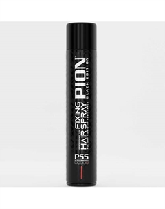Профессиональный фиксирующий лак для волос ultra strong hold ps5 400 Pion black edition