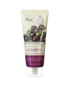 Гель для умывания скатка с Ягодами Асаи Gel Asai Berry 100 Ekel