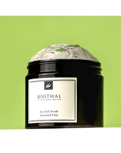 Скраб соляной для тела Водоросли Глина Sea Salt Scrub Seaweed Clay 380 Biothal
