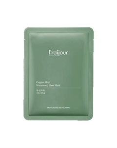 Fraijour Тканевая маска для лица Original Herb Wormwood Sheet Mask 115 Evas