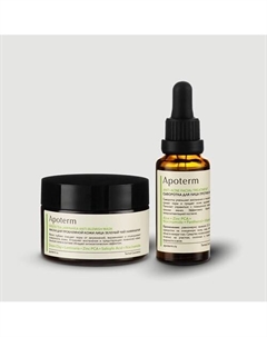 Набор от прыщей 2 (сыворотка против акне + маска до проблемной кожи) Apoterm