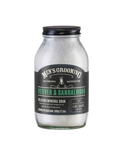 Соль для ванны Men's Grooming Vetiver & Sandalwood 500 Scottish fine soaps