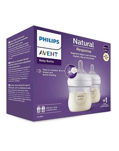 Набор из двух бутылочек для кормления Natural Response Philips