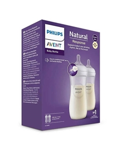 Набор из двух бутылочек для кормления Natural Response Philips