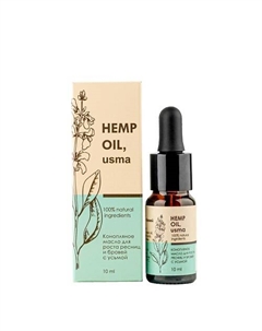 Конопляное масло для роста ресниц и бровей с усьмой Fitofloris 10 Алфит плюс