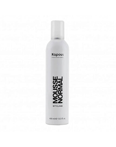 Мусс для укладки волос нормальной фиксации Mousse Normal 400 Kapous