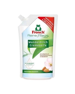 Ухаживающее жидкое мыло для рук Миндальное молочко (запасная упаковка) 500 Frosch
