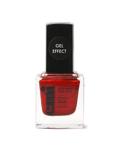 Ультрастойкий лак с гель-эффектом Малиновый красный №032 Emi