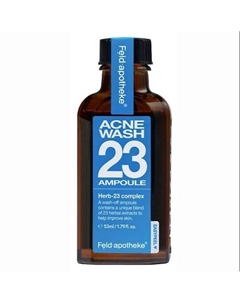 Смываемая сыворотка для кожи с акне Acne Wash 23 Ampoule 53 Feld apotheke