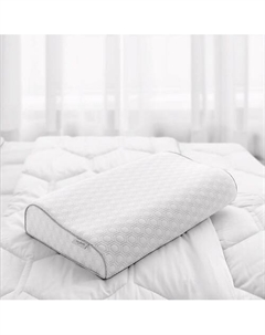 Антибактериальная анатомическая подушка, 60х40х10х13 см Soft silver